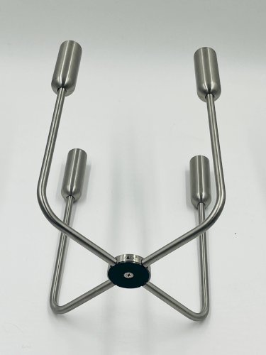 Chandelier Minimaliste ZACK en Acier Brossé