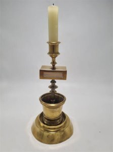 Match holder chandelier