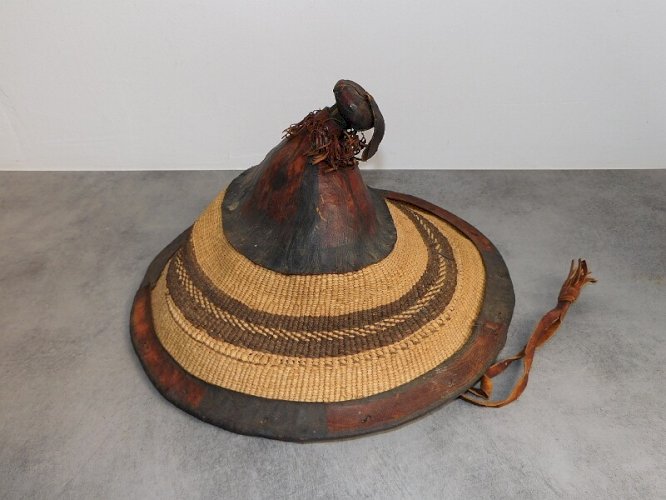 CHAPEAU ANCIEN AFRICAIN DE 37.5 CM DE DIAMETRE N°2