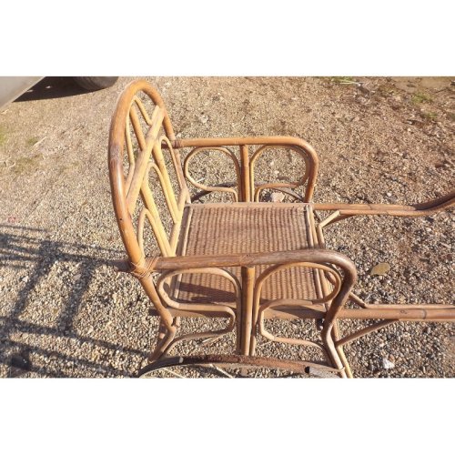 Charette Enfant 1900 Bambou et Osier