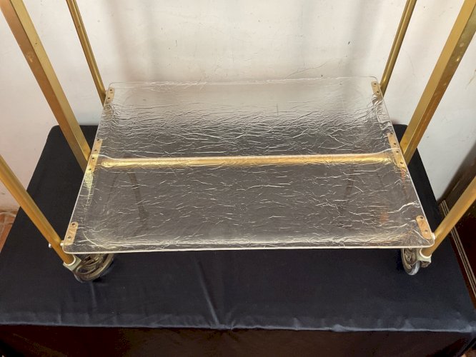 Chariot Table Roulante Bar Vintage Transparent DESIGN par platex