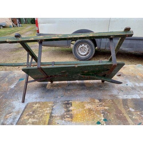 Charrette bois ancienne déco