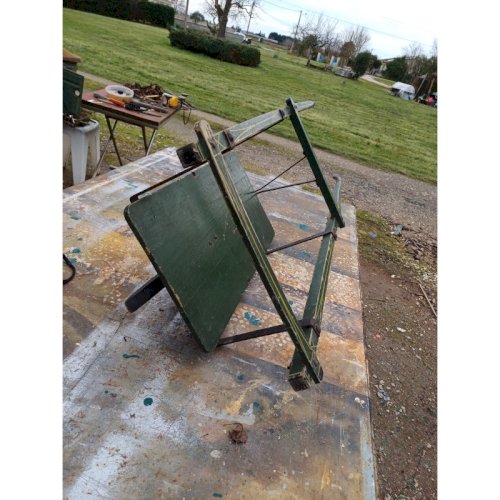 Charrette bois ancienne déco