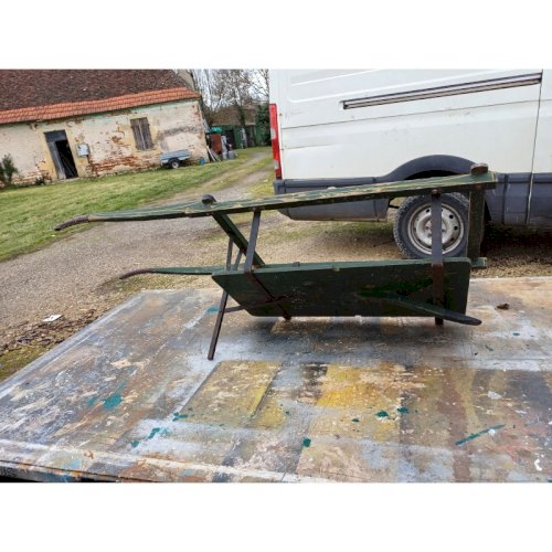 Charrette bois ancienne déco