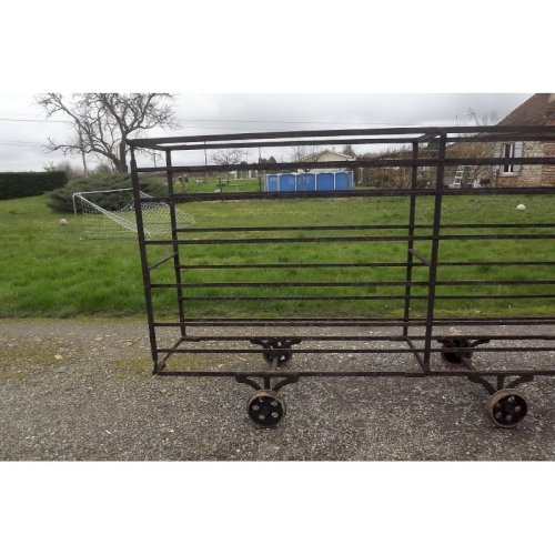 Charriot à Prunes Industriel fer 19 ème