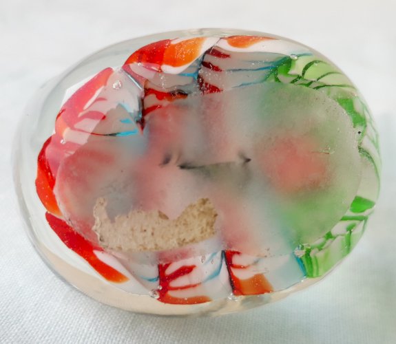 Chat en verre soufflé