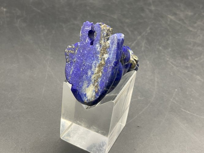 Chat lapis-lazuli figurine en pierre figurine animalerie sculpture