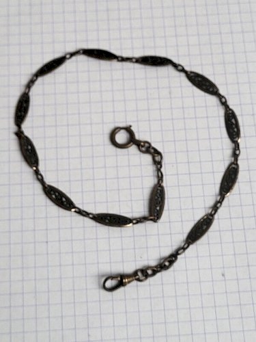 CHATELAINE CHAINE DE MONTRE A GOUSSET