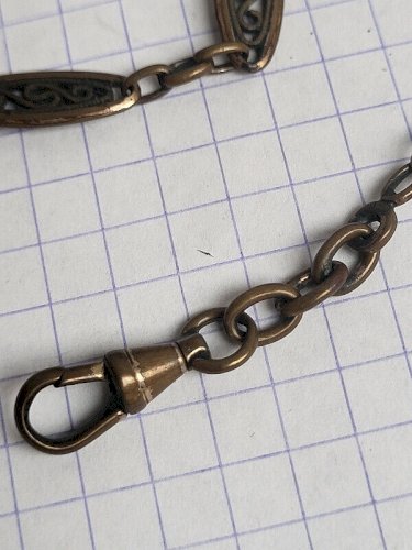 CHATELAINE CHAINE DE MONTRE A GOUSSET
