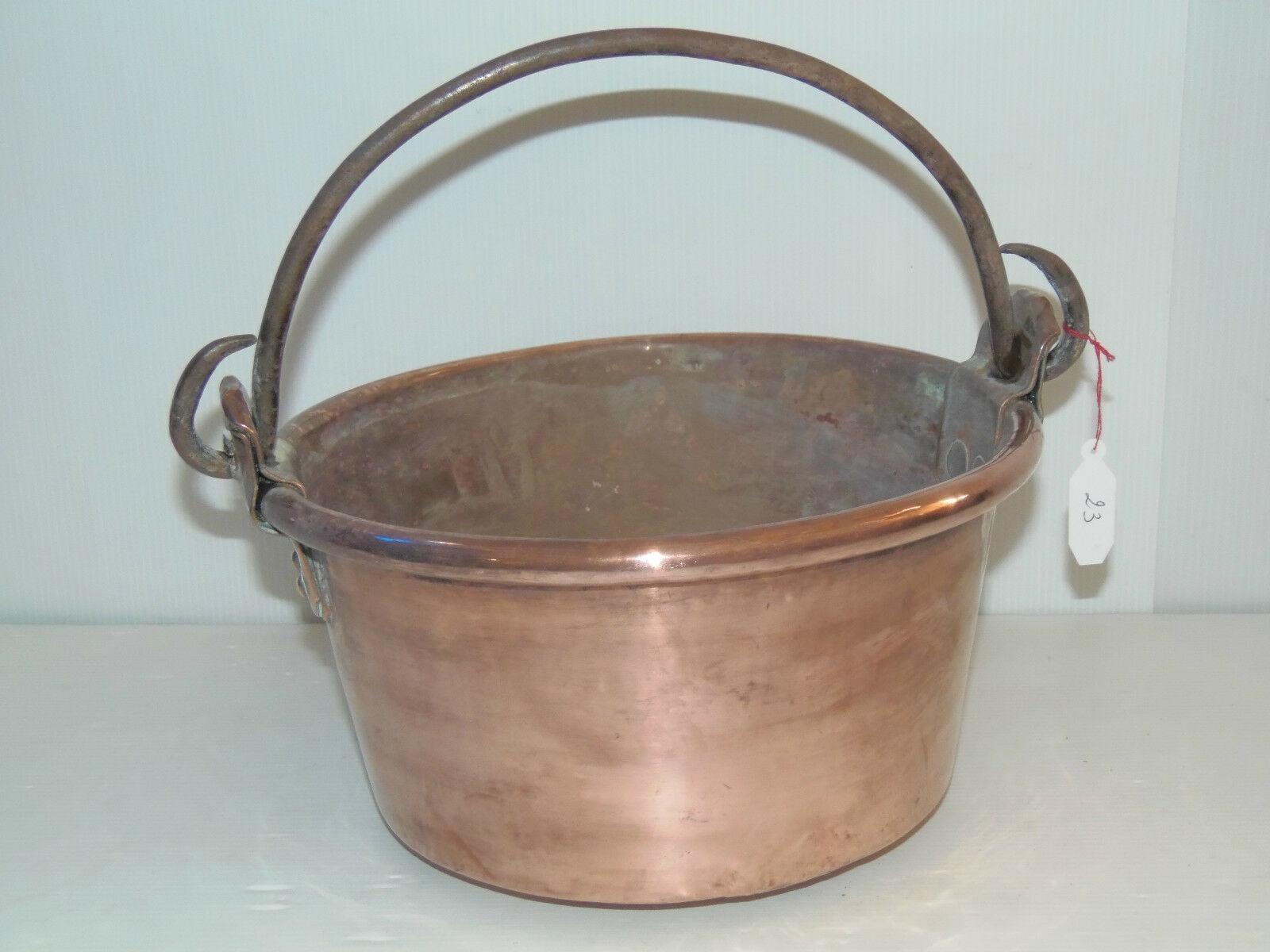 Chaudron Cuivre Main 27cm Creartistic | Poignée Fer Forgé | Pour Polenta, Confitures | Fait Main Italie