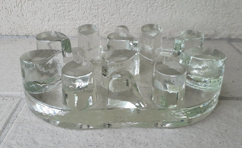 Chauffe-plat dessous de plat en verre