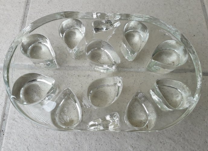 Chauffe-plat dessous de plat en verre