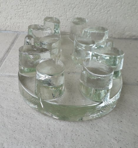 Chauffe-plat dessous de plat en verre
