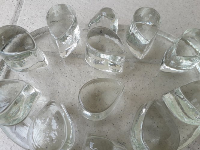 Chauffe-plat dessous de plat en verre