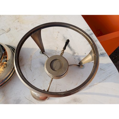 Chauffe Plat Métal Argenté Manning et Bowman