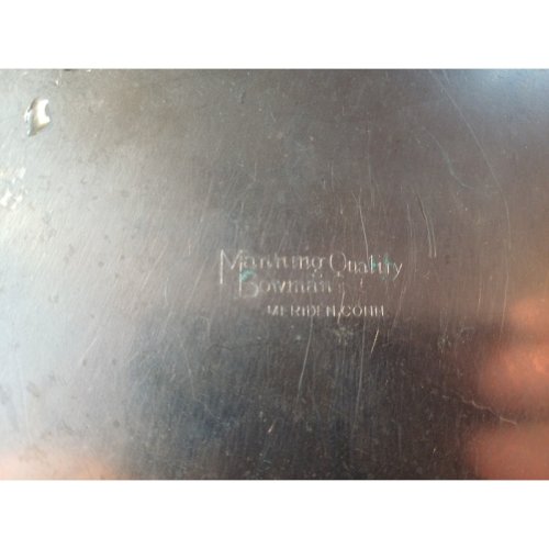 Chauffe Plat Métal Argenté Manning et Bowman