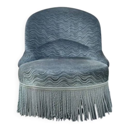 Chauffeuse vintage en velours