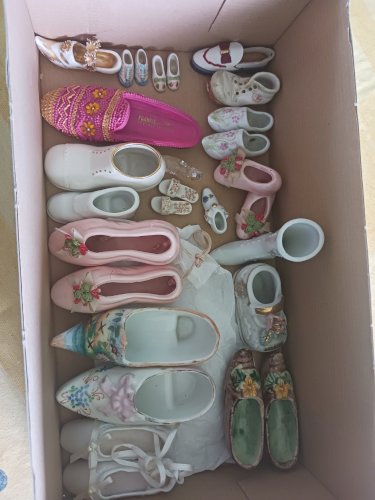 chaussures en porcelaine