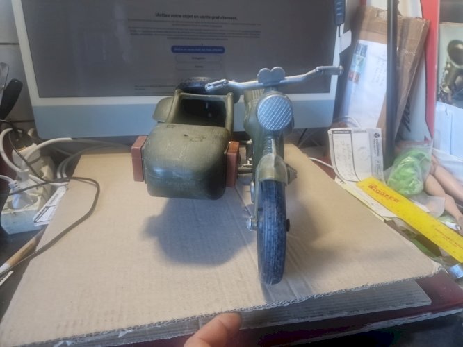 CHERILEA - MOTO SIDE CAR MILITAIRE  ( ACTION JOE GI JOE )