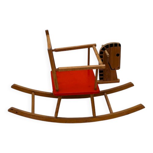 Cheval à bascule années 80