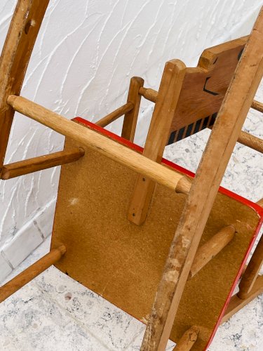 Cheval à bascule années 80