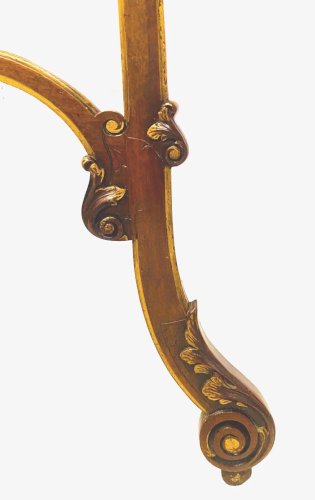 Chevalet de style Louis XV en noyer massif du XIX siècle