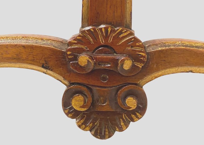 Chevalet de style Louis XV en noyer massif du XIX siècle