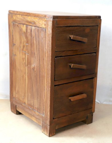 Chevet art déco en teck birman