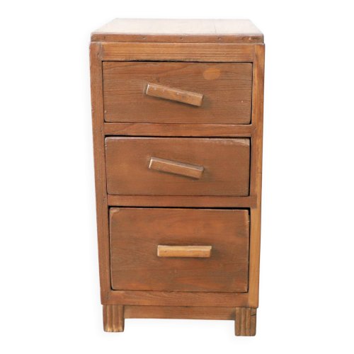 Chevet art déco en teck birman