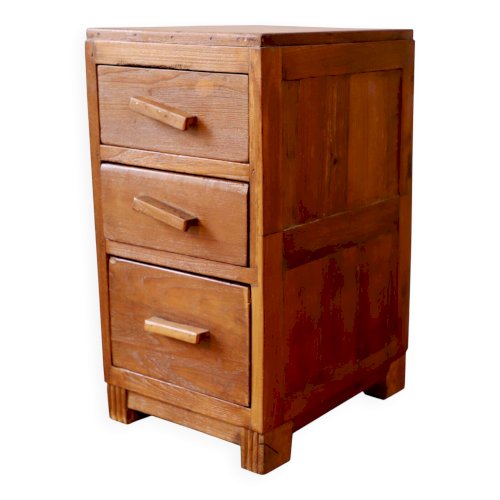 Chevet art déco en teck birman