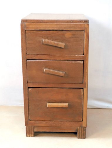 Chevet art déco en teck birman
