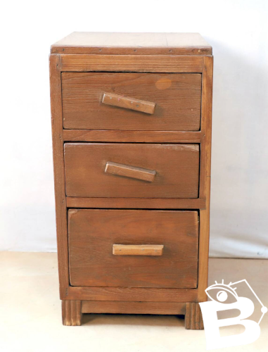Chevet art déco en teck birman