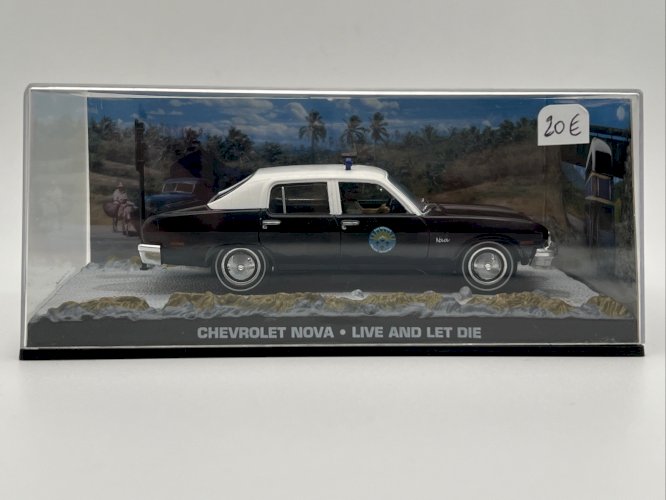 Chevrolet Nova Vivre Et Laisser Mourir James Bond 1/43 Eaglemoss