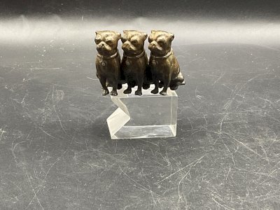 Chien bronze de Vienne  Austrian Wien cold painted  Dog