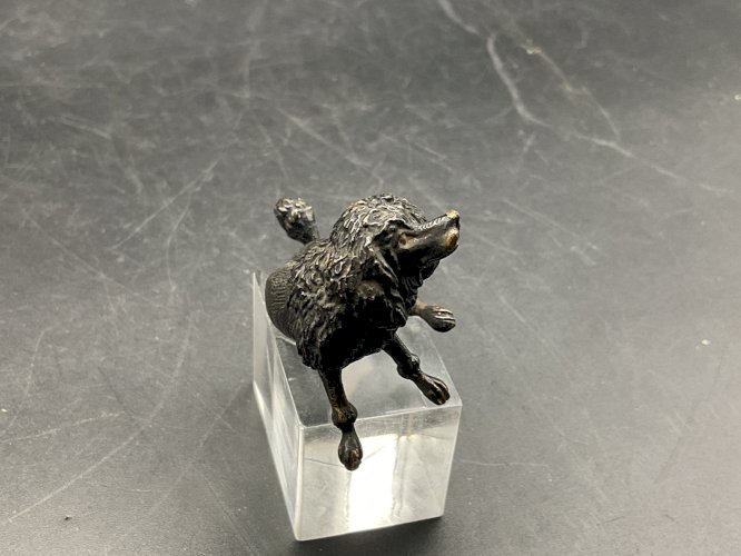 Chien bronze de Vienne  Austrian Wien cold painted  Dog