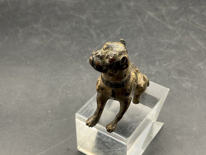 Chien bronze de Vienne  Austrian Wien cold painted  Dog