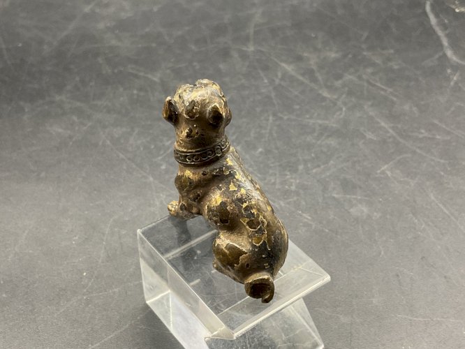 Chien bronze de Vienne  Austrian Wien cold painted  Dog