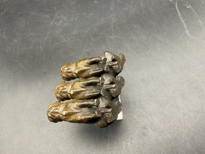 Chien bronze de Vienne  Austrian Wien cold painted  Dog