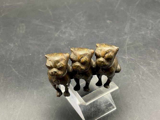 Chien bronze de Vienne  Austrian Wien cold painted  Dog