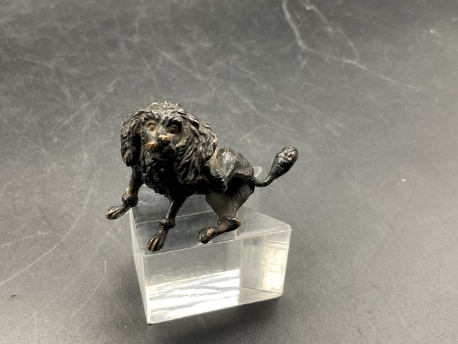 Chien bronze de Vienne  Austrian Wien cold painted  Dog