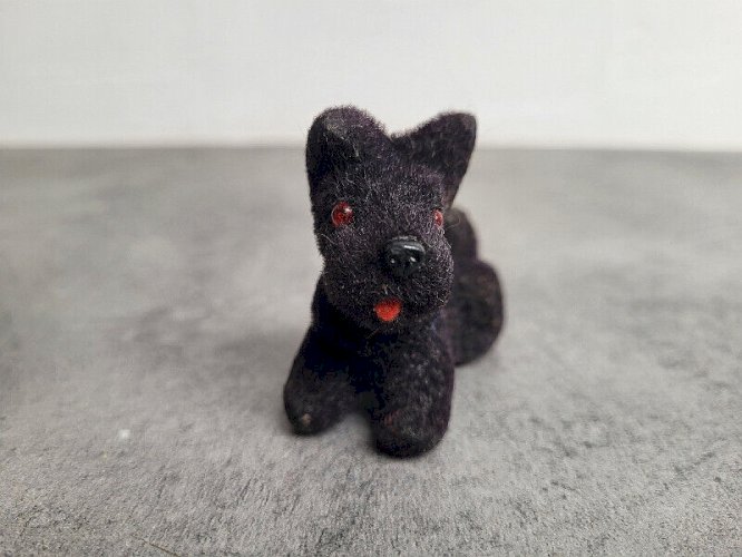 CHIEN WEST GERMANY VINTAGE ORIGINAL MAX CARL PELUCHES FLOQUER