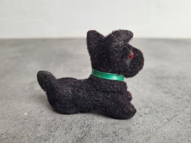 CHIEN WEST GERMANY VINTAGE ORIGINAL MAX CARL PELUCHES FLOQUER