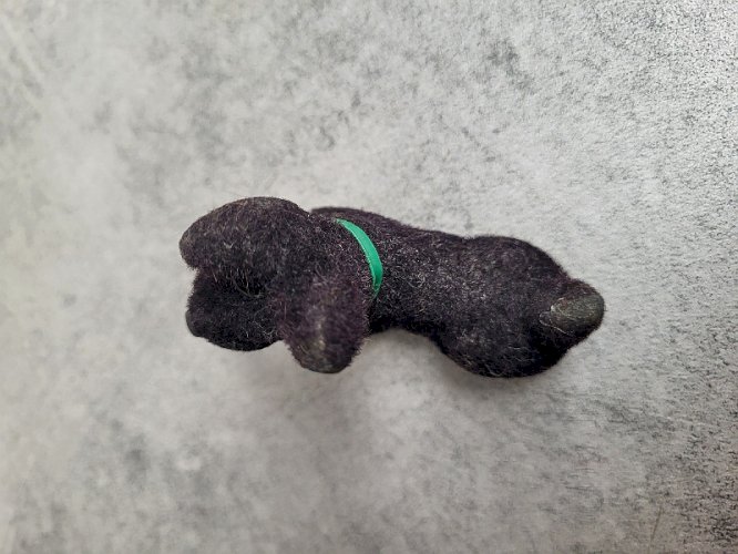 CHIEN WEST GERMANY VINTAGE ORIGINAL MAX CARL PELUCHES FLOQUER