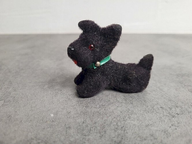 CHIEN WEST GERMANY VINTAGE ORIGINAL MAX CARL PELUCHES FLOQUER