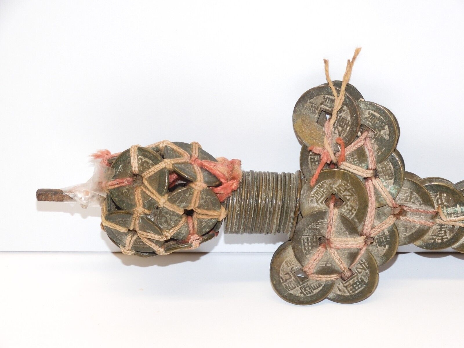 Bracelet De Cheville Tressé Avec Pièces Chinoises Sapeque - Marron - Neuf Avec Étiquettes