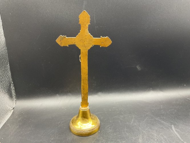 Christ Crucifix CROIX D'AUTEL BRONZE  XIXeme