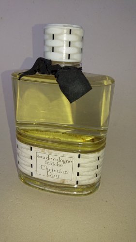 Christian Dior flacon ancien factice eau de Cologne fraîche