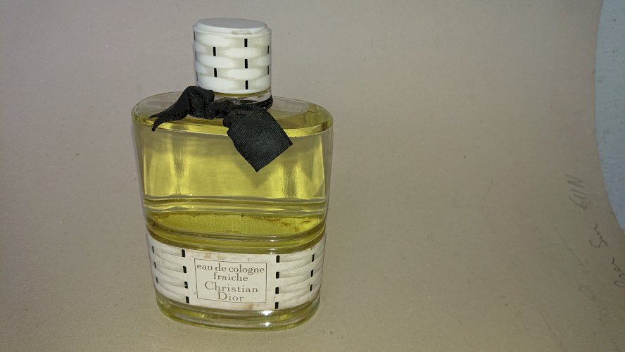 Christian Dior flacon ancien factice eau de Cologne fraîche