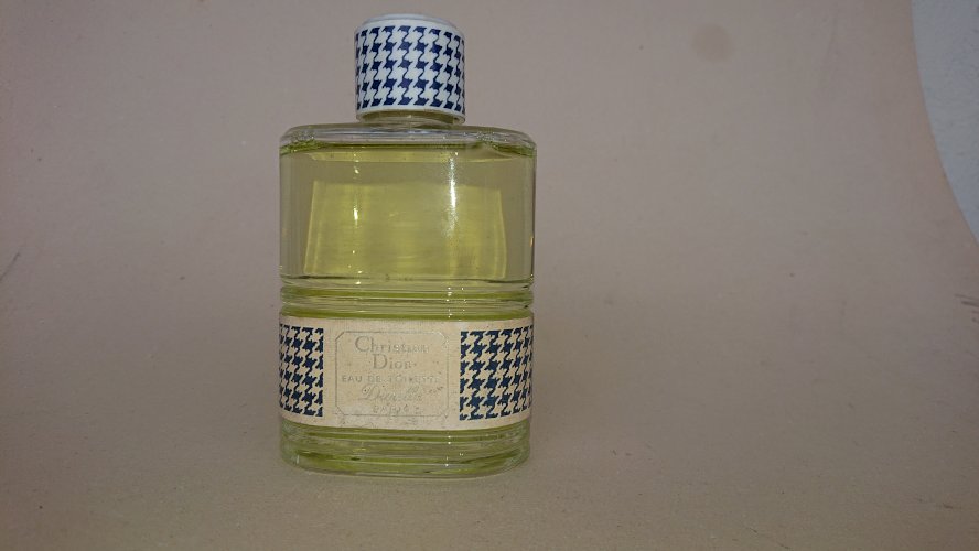 Christian Dior flacon ancien factice eau de toilette Diorella