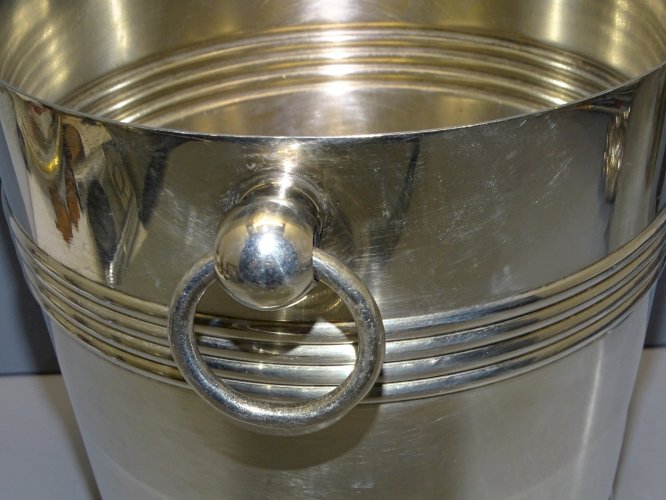 -CHRISTOFLE GALLIA SEAU à CHAMPAGNE MODELE BIARRITZ COLLECTION DECO FETES   D